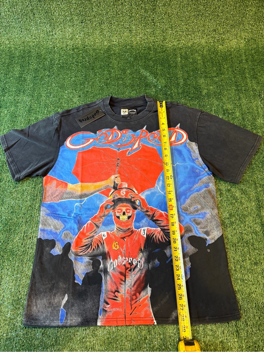 GODSPEED Red Graphic Short Sleeve Tee - Men's Crew Neck - Picture 10 of 13